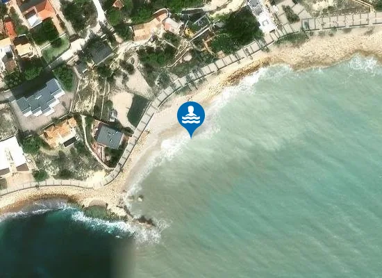 Satellite image of Platja del Tio Roig