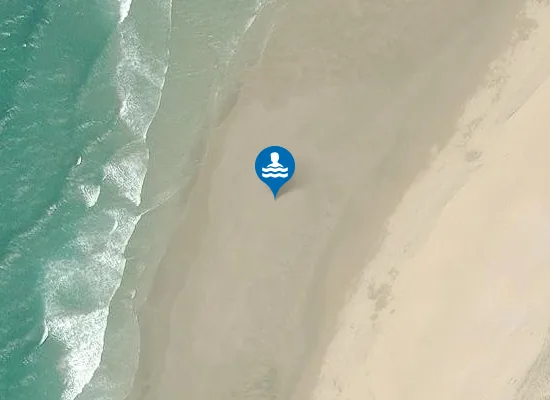 Satellite image of Praia de Rostro