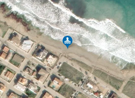 Satellite image of Platja de s’Home Mort