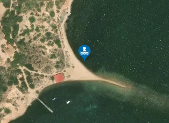 Satellite image of Playa del Muelle