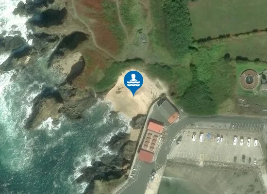 Satellite image of Praia de Santa Cristina
