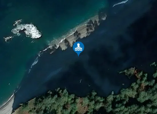 Satellite image of Playa Río Cabo