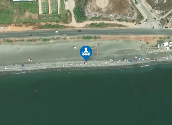 Satellite image of Playa Valle de Niza