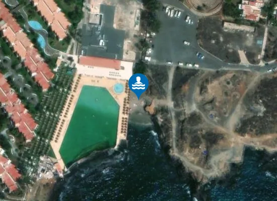Satellite image of Playa de LA BALLENA