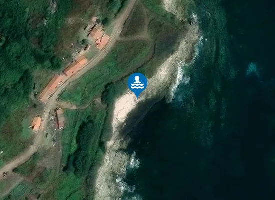 Satellite image of Praia de Pereiró