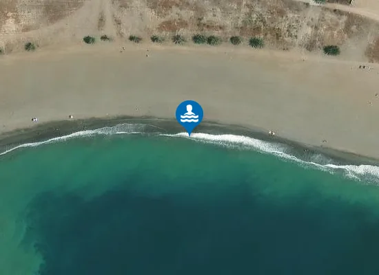Satellite image of Playa de las Moreras