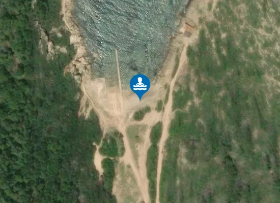 Satellite image of Cala Fontanelles