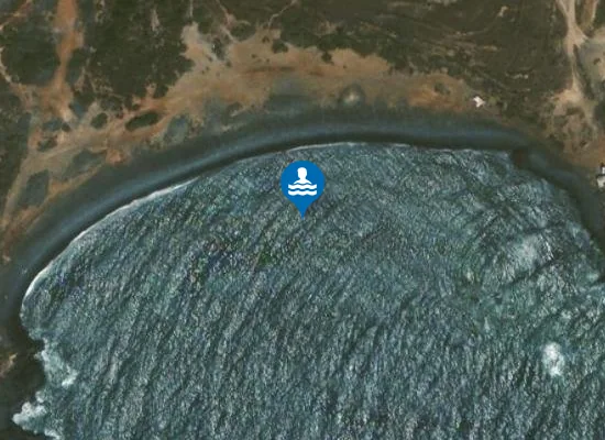 Satellite image of Playa Colmenares