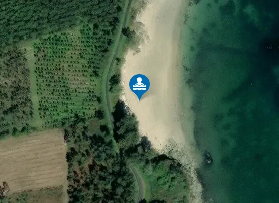 Satellite image of Praia de Loureiros