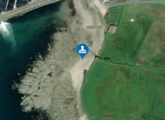 Satellite image of Praia da Ribeira