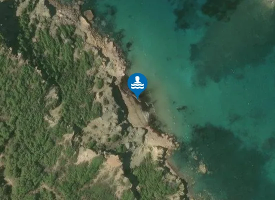 Satellite image of Platja de s'Illot de s'Ora