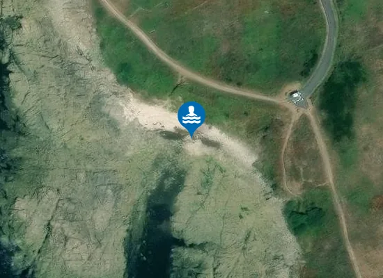 Satellite image of Praia dos Susiños