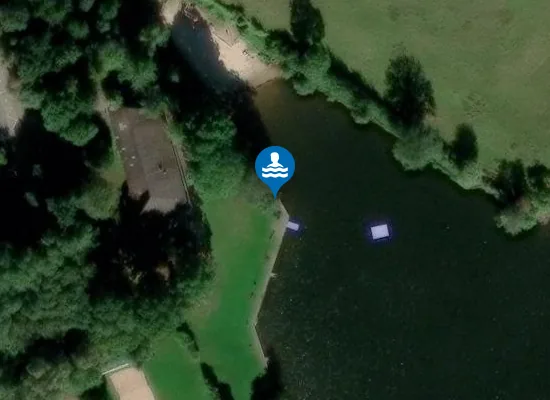 Satellite image of BADESEE OBERGLINDE FREIBAD