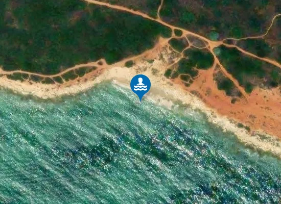 Satellite image of Cala Melchor