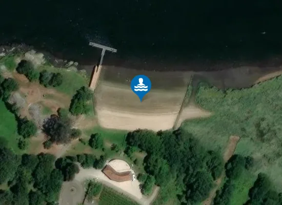 Satellite image of Praia Fluvial de Vilarello