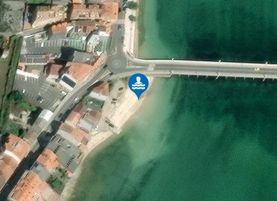 Satellite image of Praia da Toxa