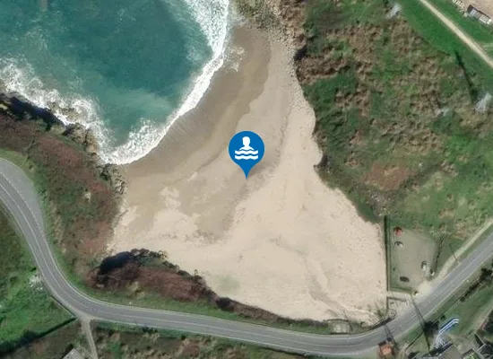 Satellite image of Praia de Bens