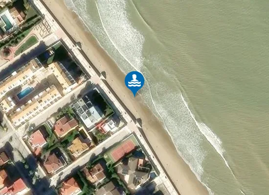 Satellite image of Platja de Daimús