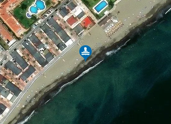 Satellite image of Playa de La Cala - La Butibamba