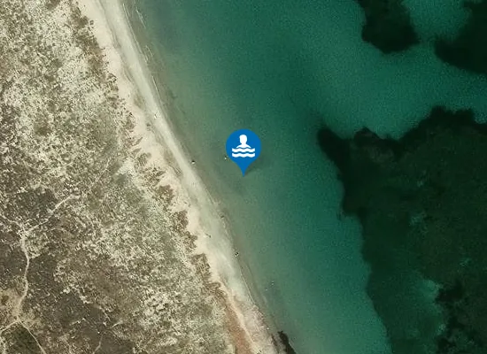 Satellite image of Playa de Punta de Algas