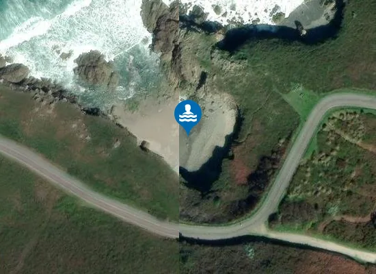 Satellite image of Praia da Arbosa