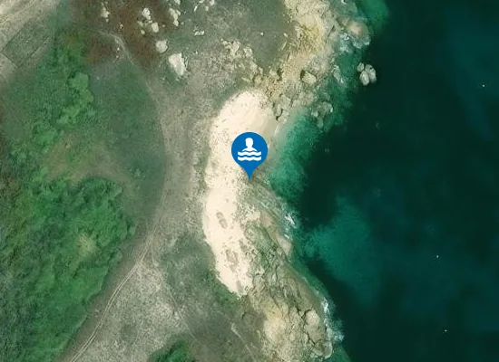 Satellite image of Praia da Perna do Prado