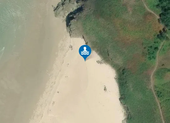 Satellite image of Praia do Mexadoira