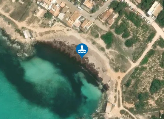 Satellite image of Platja des Freu