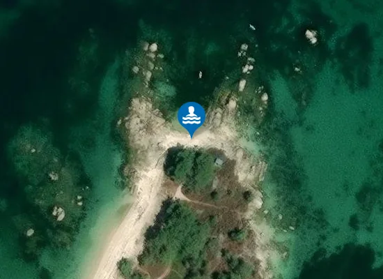 Satellite image of Praia do Revelliño