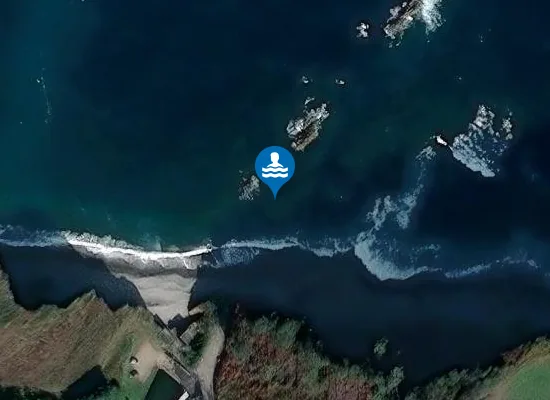 Satellite image of Playa de Campiecho
