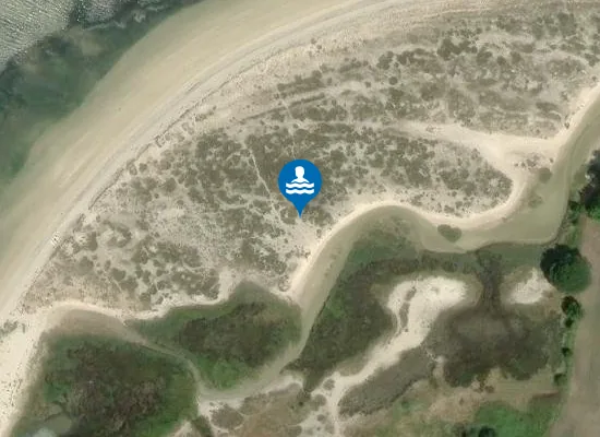 Satellite image of Praia do Testal
