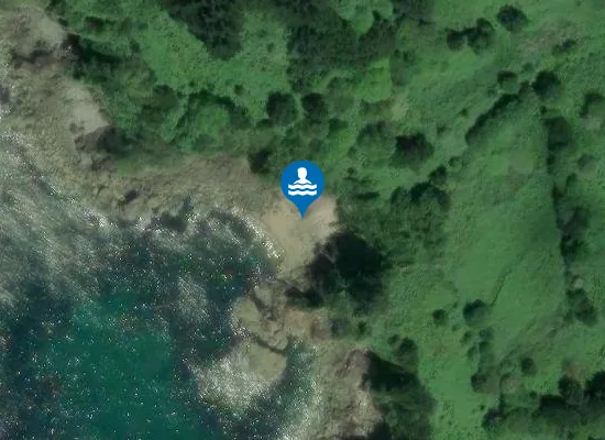 Satellite image of Praia do Corveiro