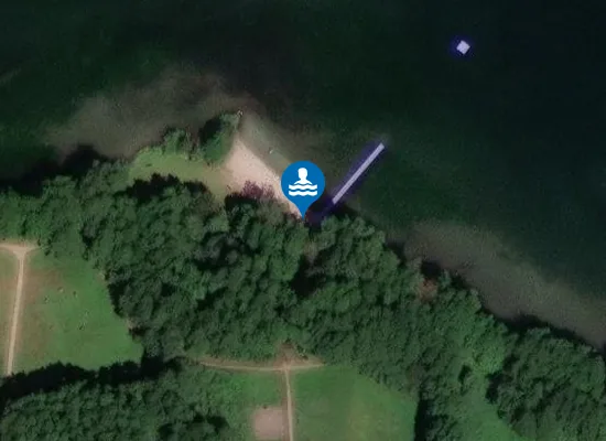 Satellite image of GR PLOENER SEE DERSAU GEMEINDEBADESTELLE