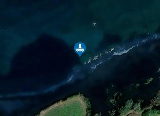 Satellite image of Playa de los Castros
