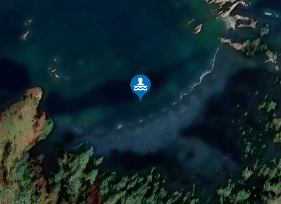 Satellite image of Playa de La Ribera del Molín