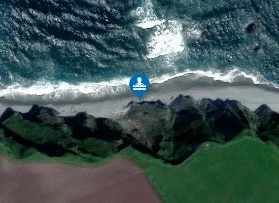 Satellite image of Playa Serrón