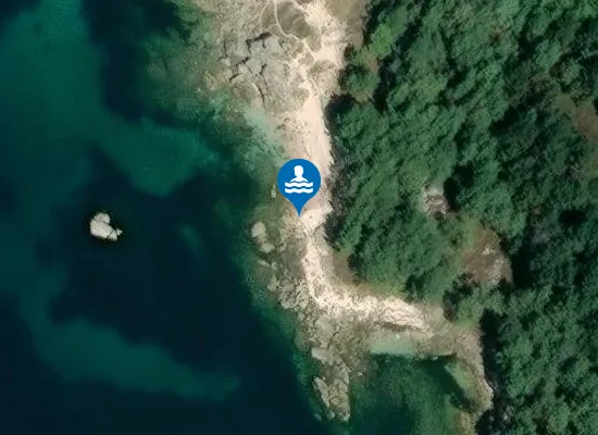 Satellite image of Praia de Barbafeita