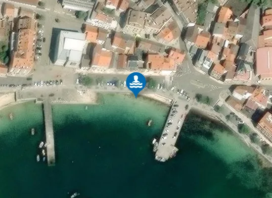 Satellite image of Praia da Rampla