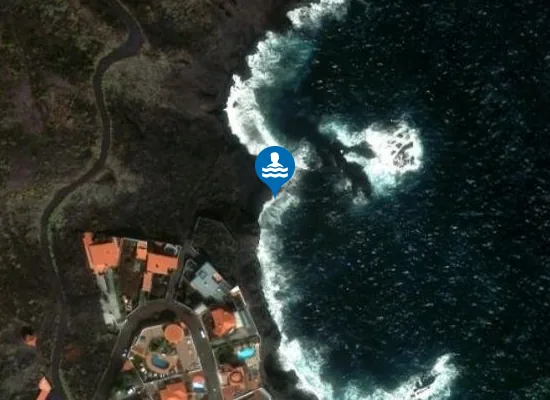 Satellite image of Playa de La Cangrejera