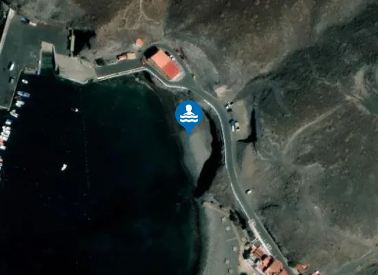 Satellite image of Playa de la Aldea