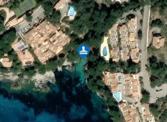 Satellite image of Cala Serch