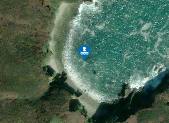 Satellite image of Praia do Coído