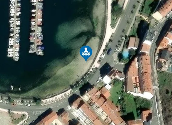 Satellite image of Praia de Portosín