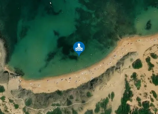 Satellite image of Platja de Ferragut