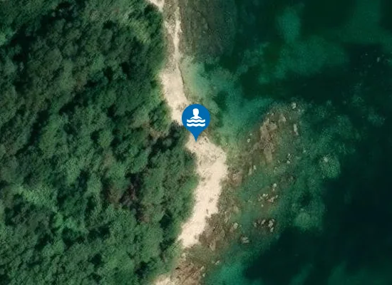 Satellite image of Praia do Agro Novo