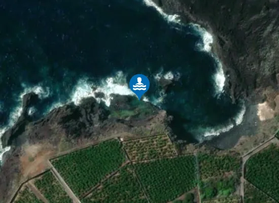 Satellite image of Charco del Erizo