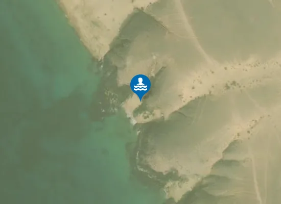 Satellite image of Playa Caleton del Cobre
