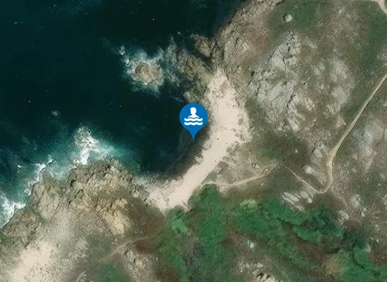 Satellite image of Praia de Fieitoso