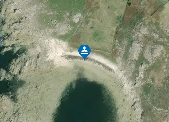 Satellite image of Praia de Porto Negros