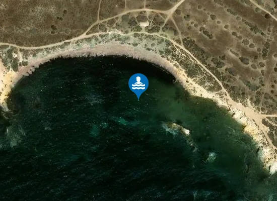 Satellite image of Platja de la Faroleta